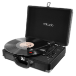Gramofon Mikado Nostalgia MN-P317 Black Turntable + Rca + Bluetooth Supported Music Box, 22397