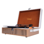 Gramofon UMIE Vintage UM-P353 Turntable Music Box with Bluetooth and 3.5mm AUXIN & RCAO Support, 37925 - Image 3