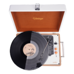 Gramofon UMIE Vintage UM-P353 Turntable Music Box with Bluetooth and 3.5mm AUXIN & RCAO Support, 37925 - Image 4
