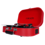 Gramofon Mikado Nostalgia MN-101 Pickup Red Usb + RCA + Bluetooth Supported Music Box, 22357 - Image 4