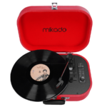 Gramofon Mikado Nostalgia MN-101 Pickup Red Usb + RCA + Bluetooth Supported Music Box, 22357 - Image 6