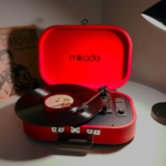 Gramofon Mikado Nostalgia MN-101 Pickup Red Usb + RCA + Bluetooth Supported Music Box, 22357 - Image 8