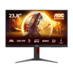 MONITOR AOC Gaming 24G4HA 24" 200Hz Fast IPS, 1920x1080 FHD, 0.5ms MPRT / 1ms GtG, 1000:1, 178/178, 2xHDMI 2.0 / DP 1.4 / Audio Out + 2x2W, Full Ergo,