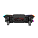 Postolje za notebook gaming Rampage S47 COOLFLOW 5 Pieces Red LED Fan, 10-17", 40526 - Image 2