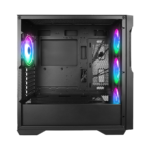 Kućište gaming RAMPAGE CRAFT CRUISER V1 Mesh Tempered Glass Black 4*14cm RGB Fan Hub Controller TYPE-C E-ATX Big-T, 40412 - Image 2