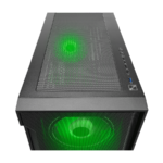 Kućište gaming RAMPAGE CRAFT CRUISER V1 Mesh Tempered Glass Black 4*14cm RGB Fan Hub Controller TYPE-C E-ATX Big-T, 40412 - Image 3