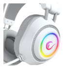Slušalice sa mikrofonom gaming RAMPAGE RM-K19 RAGING PLUS White USB 7.1 Surround RGB LED Gaming Headset with Microphone, 40176 - Image 5