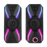 Zvučnici 2.0 gaming RAMPAGE RMS-X5 2.0 Black Multimedia Gaming USB Speaker, 39545 - Image 2