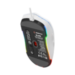 Miš gaming RAMPAGE BLINK White 7 Macro Keys RGB 12800 DPI, 40073 - Image 8