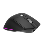 Miš Everest SMW- 178 Handy 2in1 Bluetooth 2,4GHz Black Rechargeable 4000 DPI Horizontal/Vertical Wheel Ergonomic RGB Mouse, 41042 - Image 4