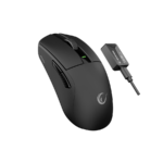 Miš gaming RAMPAGE Zenith Bt Wired 2.4g Black Wireless Paw3395 Nordic 52833 MCU, 41653