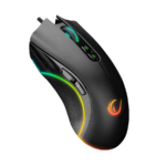 Miš gaming RAMPAGE SMX-R22 PhoenIX V2 Black, 7 key RGB 12800DPI, 31393