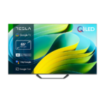 TESLA QLED TV 65" Q65E655GUS UHD Google TV, DVB-T/T2/C/S/S2;HDMIx3:USBx2:CI;2x12W Box Zvucnici