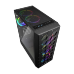 Kućište SHARKOON gaming, RGB HEX bk ATX, Tempered Glass, ventilator 4x120mm, black - Image 3