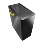 Kućište SHARKOON gaming, VS9 Black RGB ATX, Tempered Glass, ventilator 3x120mm - Image 3