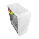 Kućište SHARKOON gaming, VS9 White RGB ATX, Tempered Glass, ventilator 3x120mm - Image 3