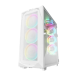 Kućište SHARKOON gaming, REV300 White, RGB, E-ATX, ventilator 3x140mm, 4x120 mm