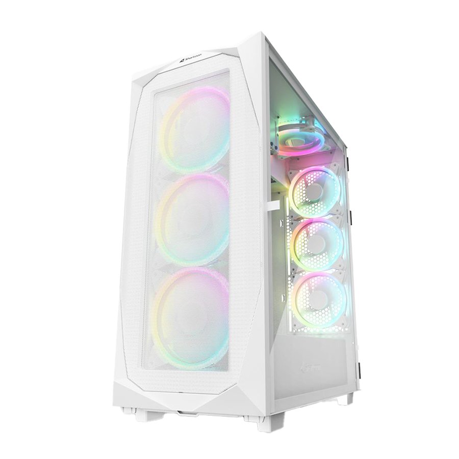 0139672_kuciste-sharkoon-gaming-rev300-white-rgb-e-atx-ventilator-3x140mm-4x120-mm Kućište SHARKOON gaming, REV300 White, RGB, E-ATX, ventilator 3x140mm, 4x120 mm - Image 1