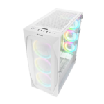 Kućište SHARKOON gaming, REV300 White, RGB, E-ATX, ventilator 3x140mm, 4x120 mm - Image 3