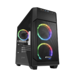 Kućište SHARKOON gaming, V1000 RGB, ventilator 3x 120mm, USB 3.0, mATX
