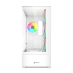 Kućište SHARKOON gaming, AK6 RGB White ATX, ventilator 4x120mm - Image 2