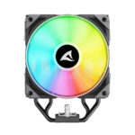 CPU hladnjak Sharkoon A40 RGB Black Air Cooler Intel AMD - Image 3