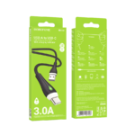 USB kabal 1m BOROFONE BX100 Advantage charging data Type-C black