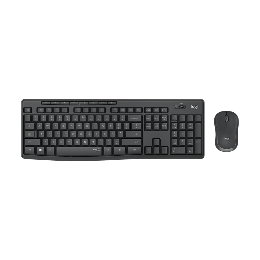 0139943_logitech-mk295-silent-wireless-combo-graphite-us-layout-920-009800 LOGITECH MK295 Silent Wireless Combo - GRAPHITE - US layout 920-009800 - Image 1