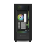 Kućište SHARKOON gaming, Rebel C60 RGB Black ATX, ventilator 4x120 - Image 2
