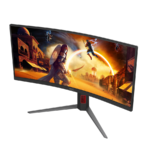 MONITOR AOC CU34G4Z 34" Curved Fast VA, WQHD 3440x1440, 240Hz, 1500R, 1ms, DisplayHDR 400, Adaptive Sync, 2x HDMI 2.1, 1x DP 1.4, USB hub, Ergonomic - Image 5