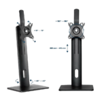 POSTOLJE NOSAČ ZA MONITOR GEMBIRD, MS-D1ST-01, Full-motion touchscreen desk stand - Image 5