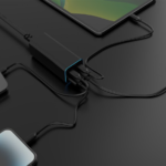 USB punjač 2xType-C + 2xUSB-A 4-port 100 W GaN USB PowerDelivery fast charger, black, GEMBIRD, TA-UC-2A2C-PD100-01-BK - Image 3