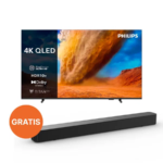 Philips TV 55" 55PUS7810 4K Qled Titan OS HDR 10+ PixelPreciseUltra + SOUNDBAR TAB4000/10