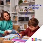 Printer EPSON EcoTank L3560 print/scan/copy/fax Rez.4.800 x 1.200 dpi. 33str/min Monokrom.20str/min Colour. ADF.Duplex.USB, LAN.WiFi. tinte br.103 - Image 6