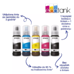 Printer EPSON EcoTank L3560 print/scan/copy/fax Rez.4.800 x 1.200 dpi. 33str/min Monokrom.20str/min Colour. ADF.Duplex.USB, LAN.WiFi. tinte br.103 - Image 7