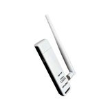 NIC TP-Link TL-WN722N, USB 2.0 Adapter, 2,4GHz High Gain Wireless N 150Mbps, Detachable Omni Directional Antenna 1 x 4dBi (RP-SMA) NIC TP-Link TL-WN722N, USB 2.0 Adapter, 2,4GHz High Gain Wireless N 150Mbps, Detachable Omni Directional Antenna 1 x 4dBi (RP-SMA) - Image 1