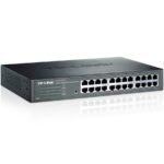 Switch TP-LINK 24-Port Gigabit Easy Smart Switch, 24 10/100/1000Mbps RJ45 ports,  MTU/Port/Tag-based VLAN, QoS, IGMP Snooping