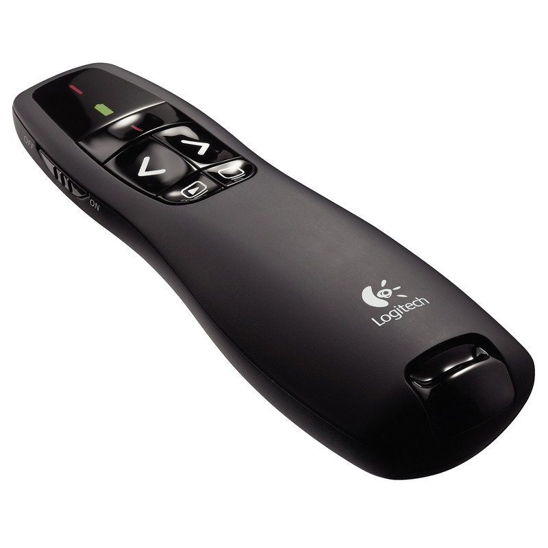LOGITECH R400 Wireless Presentation Remote - BLACK LOGITECH R400 Wireless Presentation Remote - BLACK - Image 1