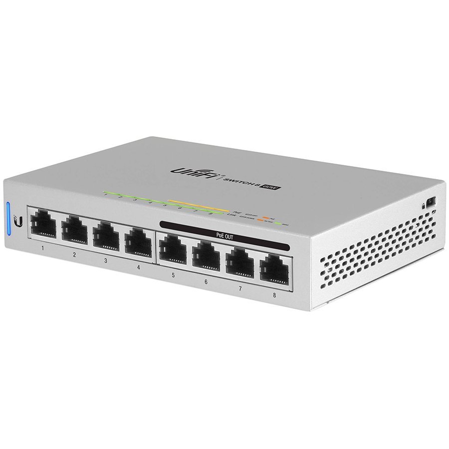 UBIQUITI 8-Port Fully Managed Gigabit Switch with 4 IEEE 802.3af Includes 60W Power Supply, EU UBIQUITI 8-Port Fully Managed Gigabit Switch with 4 IEEE 802.3af Includes 60W Power Supply, EU - Image 1