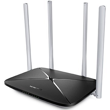 Mercusys AC1200 Dual Band Wireless Router 802.11ac, 4x10/100Mbps LAN ports, 1x10/100Mbps WAN port, 4 x 5dBi omni directional antennas, WDS bridge, 2.4GHz guest network Mercusys AC1200 Dual Band Wireless Router 802.11ac, 4x10/100Mbps LAN ports, 1x10/100Mbps WAN port, 4 x 5dBi omni directional antennas, WDS bridge, 2.4GHz guest network - Image 1