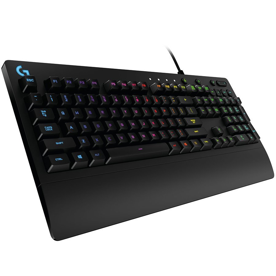 LOGITECH G213 Prodigy Corded RGB Gaming Keyboard - BLACK - US INT'L - USB LOGITECH G213 Prodigy Corded RGB Gaming Keyboard - BLACK - US INT'L - USB - Image 1