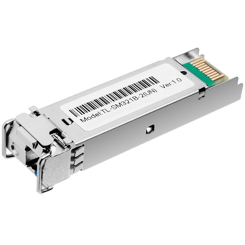 1000Base-BX WDM Bi-Directional SFP module, TX: 1310 nm and RX: 1550 nm, 1 LC Simplex port , up to 2 km transmission distance in 9/125 μm SMF (Single-Mode Fiber), Supports Digital Diagnostic Monitoring (DDM). 1000Base-BX WDM Bi-Directional SFP module, TX: 1310 nm and RX: 1550 nm, 1 LC Simplex port , up to 2 km transmission distance in 9/125 μm SMF (Single-Mode Fiber), Supports Digital Diagnostic Monitoring (DDM). - Image 1