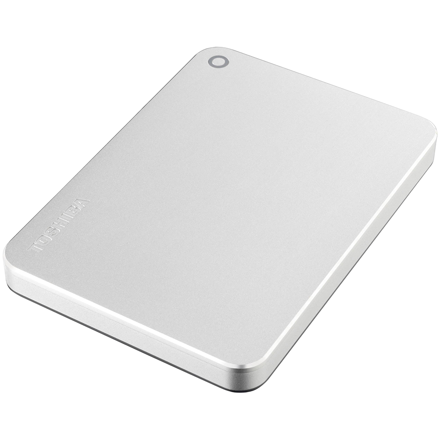 Toshiba External Hard Drive Canvio Slim (2.5'' 2TB, USB3.2 Gen 1, Silver) Toshiba External Hard Drive Canvio Slim (2.5'' 2TB, USB3.2 Gen 1, Silver) - Image 1