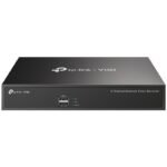 TP-Link VIGI NVR1008H 8 Channel Network Video Recorder,H.265+/H.265/H.264+/H.264, Up to 5MP resolution, 80 Mbps Incoming Bandwidth, 1× SATA Interface(up to 10 TB), 2× USB 2.0, 1× VGA port, 1× HDMI port, Two-Way Audio,ONVIF Remote Monitoring,VIGI App