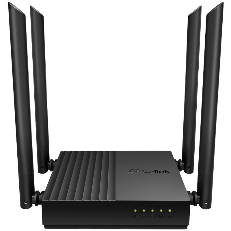 TP-Link Archer C64 AC1200 Wireless MU-MIMO WiFi Router, 4 x G LAN, 1 x G WAN, 400 Mbps (2.4 GHz) + 867 Mbps (5 GHz) 802.11ac Wave2 WiFi, MU-MIMO, Beamforming, AP mode, WPA3, 4 x external antennas, 1.2 GHz CPU, Tether App, Smart Connect TP-Link Archer C64 AC1200 Wireless MU-MIMO WiFi Router, 4 x G LAN, 1 x G WAN, 400 Mbps (2.4 GHz) + 867 Mbps (5 GHz) 802.11ac Wave2 WiFi, MU-MIMO, Beamforming, AP mode, WPA3, 4 x external antennas, 1.2 GHz CPU, Tether App, Smart Connect - Image 1