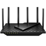 TP-Link Archer AX72 AX5400 Dual-Band Gigabit Wi-Fi 6 Router, 574 Mbps (2.4 GHz) + 4804 Mbps (5 GHz), 6× Antennas, Qualcomm 1 GHz Dual-Core CPU, 1× G WAN + 4× G LAN, 1 x USB 3.0, 4x4 MIMO,OFDMA,OFS,4T4R,Beaforming,HT160,100+ con. devices