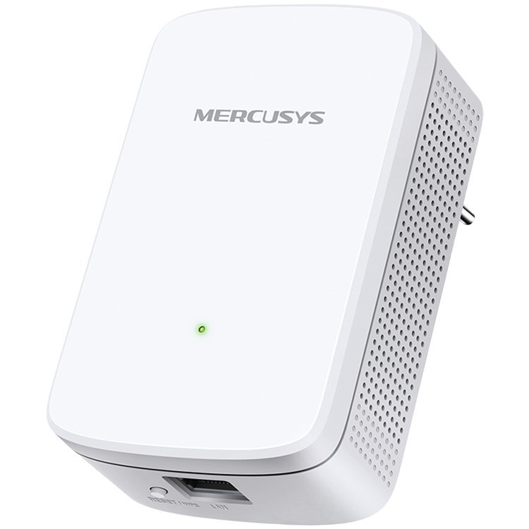 Mercusys ME10 300 Mbps Wi-Fi Range Extender, 300 Mbps on 2.4 GHz, 1 x 10/100Mbps RJ45 Port, RESET/WPS Button, Smart Signal Indicator, Access Point Mode, WPA-PSK/WPA2-PSK Mercusys ME10 300 Mbps Wi-Fi Range Extender, 300 Mbps on 2.4 GHz, 1 x 10/100Mbps RJ45 Port, RESET/WPS Button, Smart Signal Indicator, Access Point Mode, WPA-PSK/WPA2-PSK - Image 1