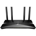 TP-Link Archer AX23 AX1800 Dual-Band Wi-Fi 6 Router, 574 Mbps at 2.4 GHz + 1201 Mbps at 5 GHz,  4× Antennas, 1× G WAN Port + 4× G LAN Ports, 1024-QAM, OFDMA, Tether App, WPA3, AP mode, OpenVPN, PPTP