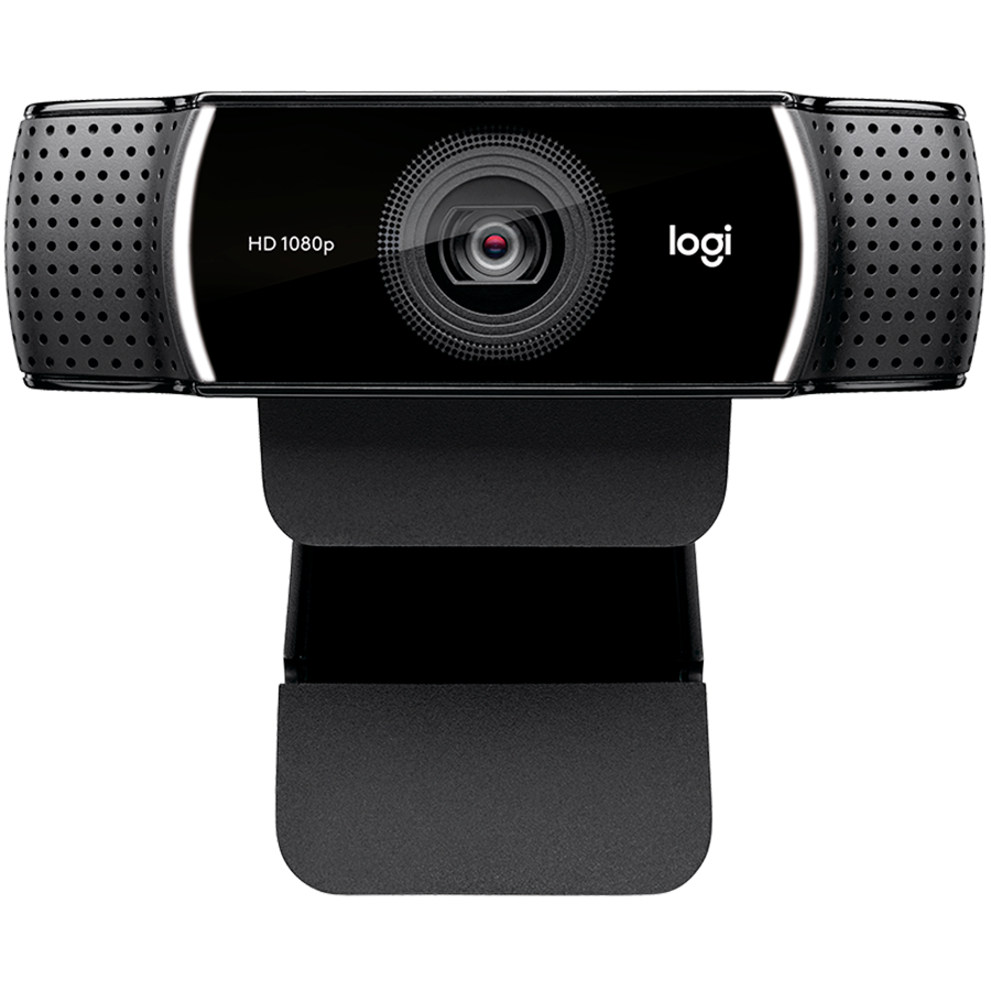 LOGITECH C922 Pro Stream Webcam - Tripod - BLACK - USB LOGITECH C922 Pro Stream Webcam - Tripod - BLACK - USB - Image 1