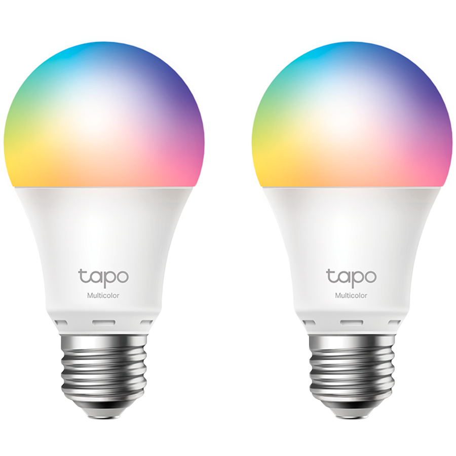 TP-Link Tapo L530E Smart Wi-Fi Light Bulb, Multicolor, 2.4 GHz, IEEE 802.11b/g/n, E27 Base, 220–240 V, 50/60 Hz, 2,500 K – 6,500 K, Multicolor, No Hub Required, Voice Control (works with Amazon Alexa and Google Assistant), Remote Control, 2 PACK TP-Link Tapo L530E Smart Wi-Fi Light Bulb, Multicolor, 2.4 GHz, IEEE 802.11b/g/n, E27 Base, 220–240 V, 50/60 Hz, 2,500 K – 6,500 K, Multicolor, No Hub Required, Voice Control (works with Amazon Alexa and Google Assistant), Remote Control, 2 PACK - Image 1